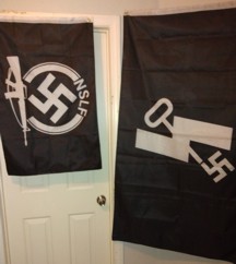 [National Socialist Liberation Front flag]